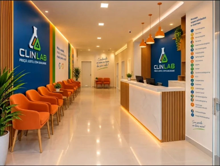 Ambientes internos da Clinlab